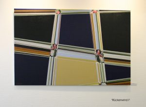 „Rückenwind I“, 2004, Öl auf Leinwand, 130x200 cm